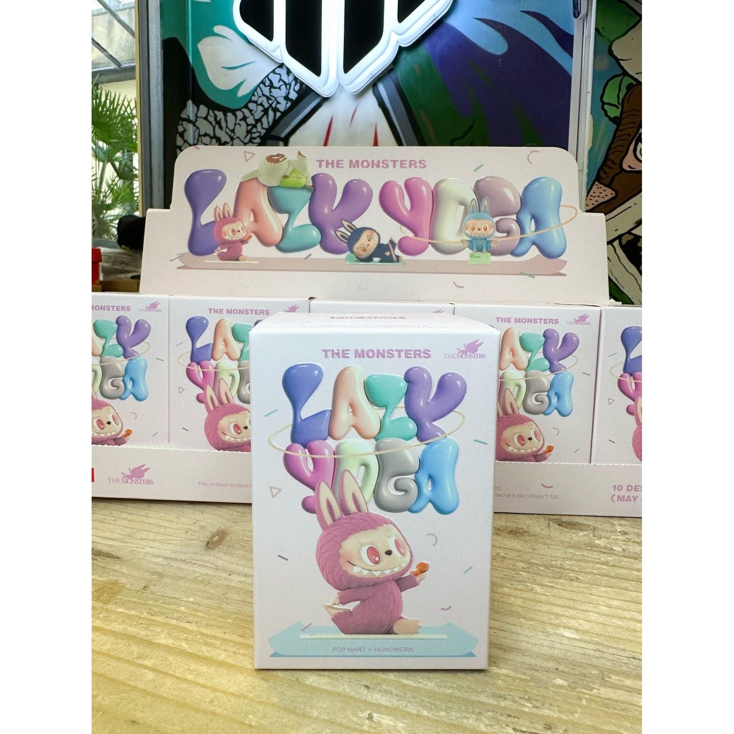 Labubu The Monsters Lazy Yoga Series Figures Single Blind Box